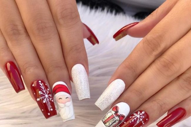 Sublimez Noël avec des Ongles et des cils de fêtes - France Manucure
