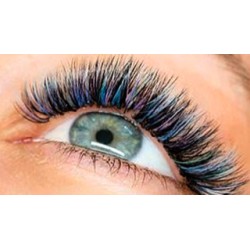 cils bleu