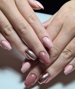ongles champagnes