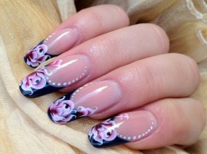 ongles fleurs